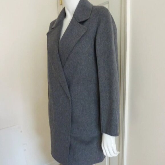 THEORY Boy Double Face Wool-Cashmere-Blend Coat - Picture 5 of 6